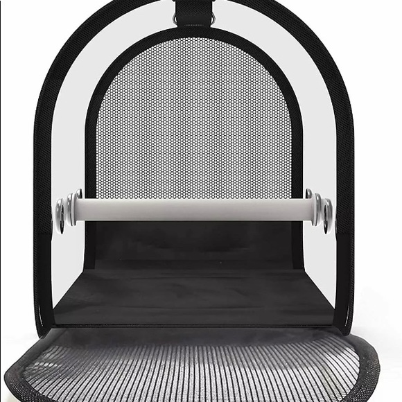 Final Sale Portable Bird Carrier Travel Cage Pet Mesh Folding Breathable Bag M - Picture 6 of 13